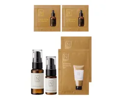 【パワーアップ乳液】N organic Basic トライアルセット （化粧水 新・美容乳液 ビタミンC美容液 クレンジング） 保湿 肌荒れ 透明感 赤CICA 柑橘系の香り トラベルセット エヌオーガニック