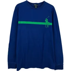 古着 ラルフローレン Ralph Lauren POLO by Ralph Lauren ビッグポニー ロングTシャツ ロンT メンズXL相当/eaa627172