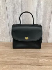 COACH コーチ　オールドコーチ ハンドバック 9977 ターンロック ブラック レザー 平塚店　衣料品　　K