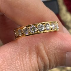 K18 18金 ダイヤモンド 一粒 ネックレス 2.3g ダイヤ 0.53ct - メルカリ