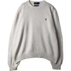 古着 ラルフローレン Ralph Lauren POLO by Ralph Lauren コットンニットセーター メンズXXL相当/eaa627088