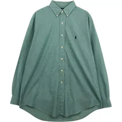 古着 ラルフローレン Ralph Lauren YARMOUTH 長袖 ボタンダウンストライプシャツ メンズL相当/eaa629109