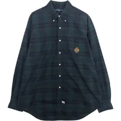 古着 ラルフローレン Ralph Lauren チェック柄 長袖 ボタンダウンチェックシャツ メンズL相当/eaa628945