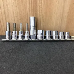 Snap-onソケットセット スナップオン 3/8 ミリ SNAP-ON 3/8dr 8pc スタンダードヘックスソケットセットインチ 208EFAY