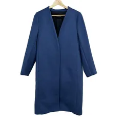 United Arrows GREEN LABEL RELAXING(ユナイテッドアローズ グリーンレーベル) コート サイズ38 M レディース - ブルーグレー 長袖/秋/冬