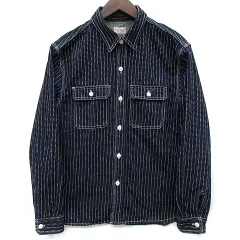 フラットヘッド BLACK MINT ドビーストライプワークシャツ40 2026年最新】THE FLAT HEAD メンズ ワークシャツの人気アイテム - メルカリ