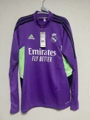 M アディダス レアルマドリード トレーナー トップス パープル