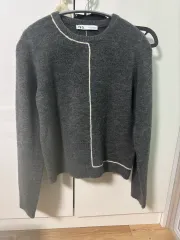 ザラ ZARA チャコール グレー ニット