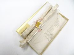 【着物】袋帯 竹屋町花織 六通柄 刺繍 稲妻に壺文 24b-2786 京松】【着物】袋帯 竹屋町花織 六通柄 刺繍 稲妻に壺文 24b-2786