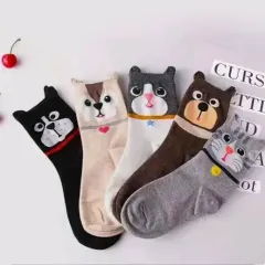 レディース キャラクター靴下 5足
