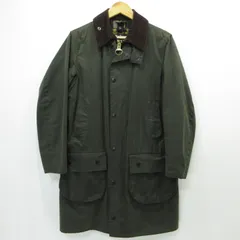 美品Barbour BORDER SL 36 オイルドカーキ　オリーブ　ボーダー 3WARRANT REPROOF BARBOUR BORDER OLIVE size-C46-毎日を楽しく豊かに