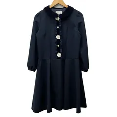 Chesty(チェスティ) ワンピース サイズ1 S レディース ダークネイビー フラワー/フリル/ビジュー