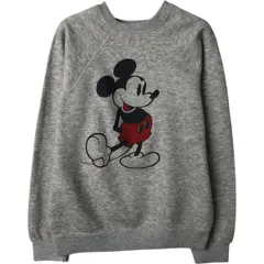 古着 80年代 ディズニー DISNEY MICKEY MOUSE ミッキーマウス キャラクタースウェットシャツ トレーナー レディースM相当/eaa626297