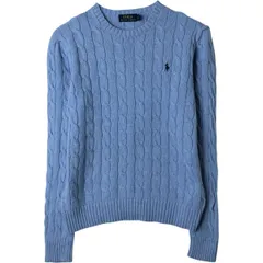 古着 ラルフローレン Ralph Lauren POLO RALPH LAUREN ケーブル編み ニットセーター レディースXS相当/eaa626288