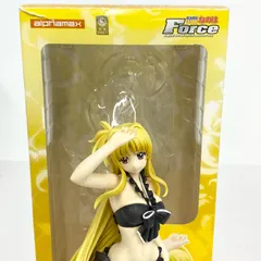 【★加古川物流】中古 alphamax フェイト・T・ハラオウン 水着Ver.　1/6 魔法戦記リリカルなのはForce ’【719】