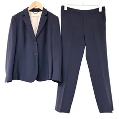   STRENESSE ストラネス　パンツスーツ　セットアップ　ジャケット　パンツ　ネイビー　レディース　サイズ38【ZY10】
