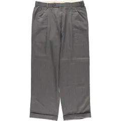 古着 ブルックスブラザーズ Brooks Brothers ツータック ウールパンツ スラックス カナダ製 メンズw34相当/eaa625471