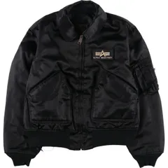 古着 民間品 アルファ ALPHA CWU-45/MPタイプ 中綿入り ミリタリー フライトジャケット USA製 メンズL相当/eaa495269