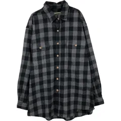 古着 フィールドアンドストリーム FIELD&STREAM バッファローチェック 長袖 ヘビーネルチェックシャツ メンズXL相当/eaa477949