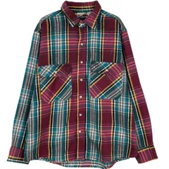 古着 フィールドアンドストリーム FIELD&STREAM 長袖 ヘビーネルチェックシャツ メンズL相当/eaa477954