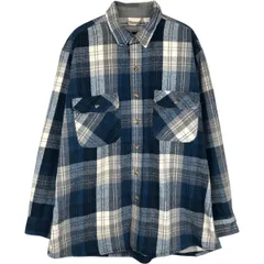 古着 90年代 フィールドアンドストリーム FIELD&STREAM 長袖 ヘビーネルチェックシャツ メンズXL相当/eaa477919