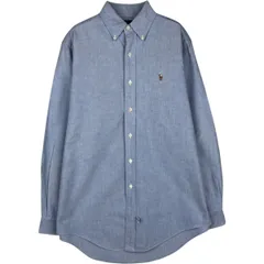 古着 ラルフローレン Ralph Lauren 長袖 ボタンダウンシャツ メンズM相当/eaa495533