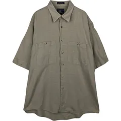古着 バーバリー Burberry's 半袖 コットンシャツ USA製 メンズL相当/eaa478066