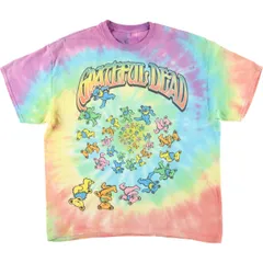 古着 GRATEFUL DEAD グレイトフルデッド DEAD BEAR デッドベアー タイダイ柄 バンドTシャツ バンT メンズXL相当/eaa495879