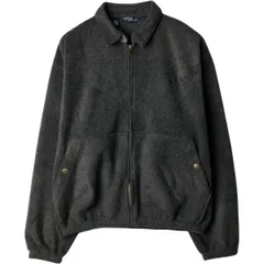古着 90年代 ラルフローレン Ralph Lauren POLO by Ralph Lauren スイングトップタイプ フリースジャケット USA製 メンズL相当/eaa627023
