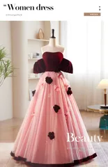 【送料無料】新作 ロングドレス パーティードレス ブライダルドレス 婚約式 結婚式 お呼ばれ 夏向け レディース エレガント 上品 華やか 高見え ボルドー 半袖 オフショルダー 編み上げ 中腰 スリムシルエット ロング丈 フラワーモチーフ ドレス S-3XL