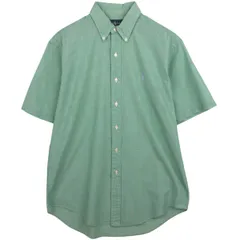 古着 ラルフローレン Ralph Lauren CLASSIC FIT クラシックフィット 半袖 ボタンダウンシャツ メンズM相当/eaa625392