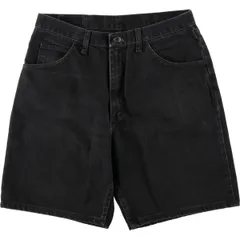 古着 ラングラー Wrangler ブラックデニムショーツ ショートパンツ メンズw34相当/eaa478179
