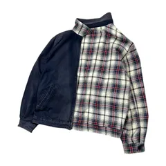 90s U2 CLOTHING コットン リバーシブル ジャケット L チェック柄 古着