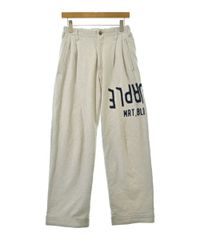 KHOKI 日本製 2タック プリーツ カレッジ スウェットパンツ M イエロー 