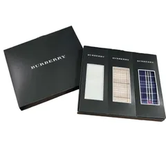 180053 現状品 BURBERRY バーバリー ハンカチセット 3枚セット メンズ