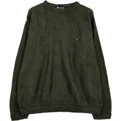古着 ラルフローレン Ralph Lauren CHAPS チャップス ヘリンボーン コットンニットセーター メンズM相当/eaa627075