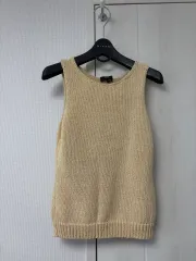 Theory 띠어리 ベージュ色 ニット ノースリーブ