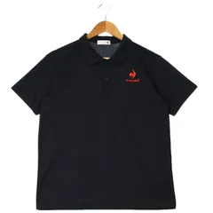 ルコックゴルフ|Sサイズ| メンズ 半袖ポロシャツ ブラック系 春夏【中古】ゴルフウェア