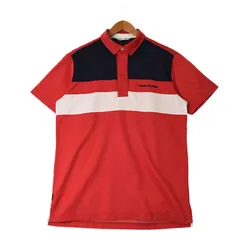 ヒールクリーク|Lサイズ| メンズ 半袖ポロシャツ レッド系 春夏【中古】ゴルフウェアのサムネイル