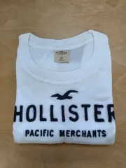 新品 ホリスター(HOLLISTER) ロゴ ロングスリーブ Tシャツ