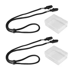 【在庫セール】調節可能 脱着式 キャップクリップ レジャー ストラップ 帽子用あごひも ハットクリップ アウトドア 2個セット 飛ばない 帽子クリップ