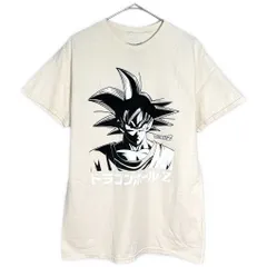 DRAGON BALL Z ドラゴンボールZ 孫悟空 半袖Ｔシャツ アニメ キャラクター アイボリー(メンズ M)中古 古着 X7527