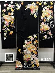 小紋 伊勢型小紋 打越三郎 モノトーン 正絹 反物 T9106 小紋 伊勢型小紋 打越三郎 モノトーン 正絹 反物 T9106
