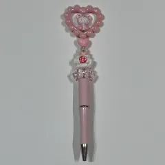 ピンク クマ ドール ハローキティ ハート ビーズ ボールペン ボール 꾸미기 ファン 꾸미기