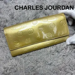 CHARLES JOURDAN シャルルジョルダン 長財布 エナメル エンボスロゴのサムネイル