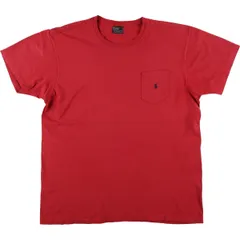 古着 ラルフローレン Ralph Lauren POLO by Ralph Lauren 半袖 ワンポイントロゴポケットTシャツ メンズL相当/eaa625920