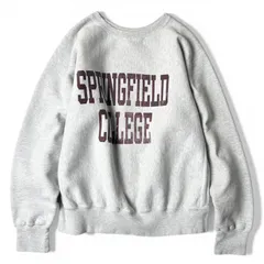 雰囲気系 90s USA製 EAGLE 2段 染み込み カレッジ プリント RWタイプ スウェット トレーナー L / 90年代 アメリカ製 オールド リバース