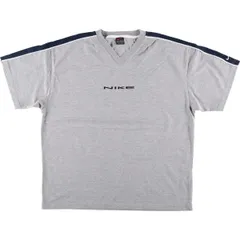 古着 90年代 ナイキ NIKE Ｖネック ロゴTシャツ メンズL相当 ヴィンテージ/eaa626083