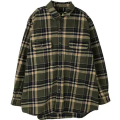 古着 90年代 フィールドアンドストリーム FIELD&STREAM 長袖 ヘビーネルチェックシャツ メンズXL相当 ヴィンテージ/eaa624730