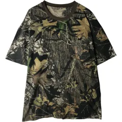 古着 総柄 リアルツリーカモ プリントTシャツ メンズXL相当/eaa626352